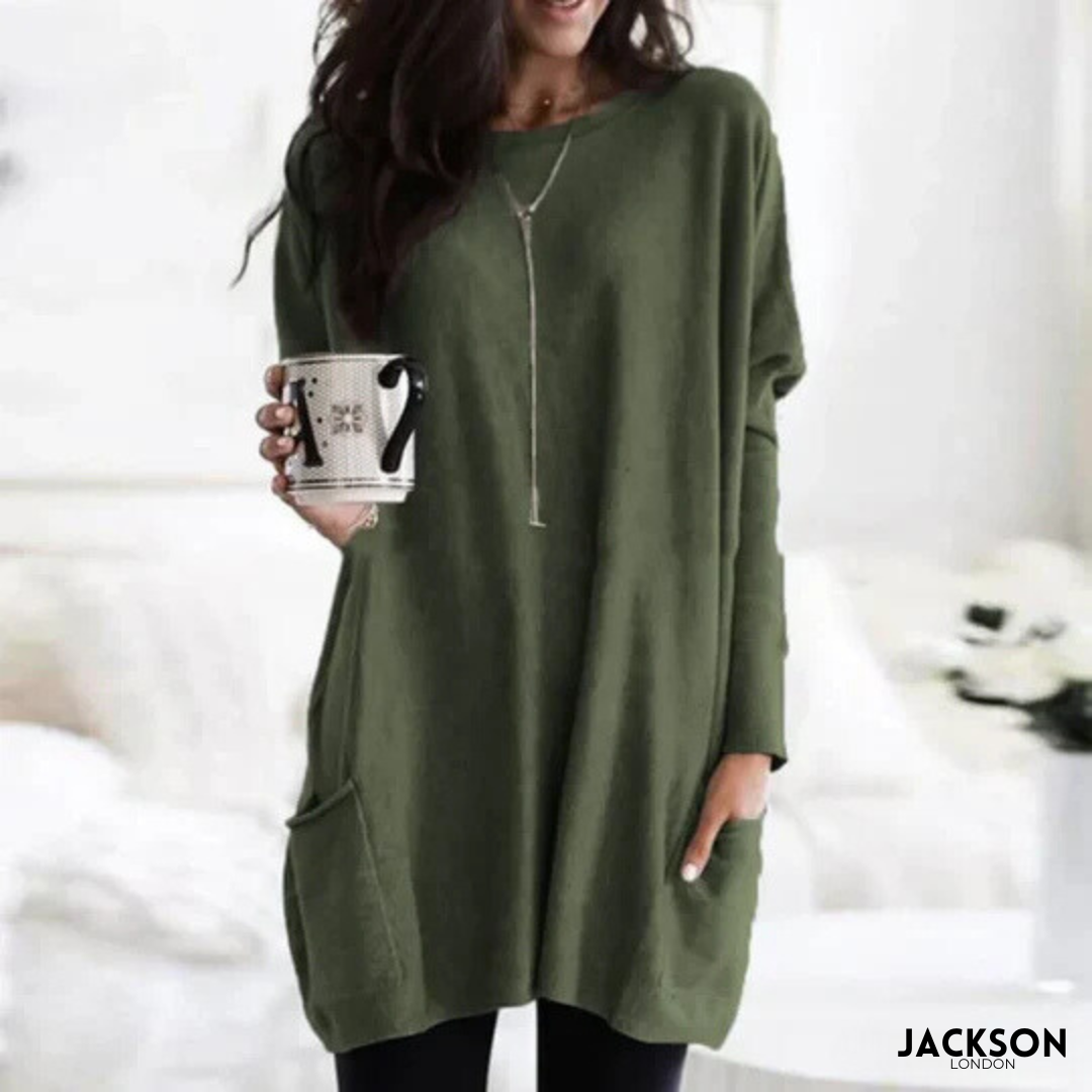 Faith | Women's Oversized Tunic Sweater Dress - Image 9