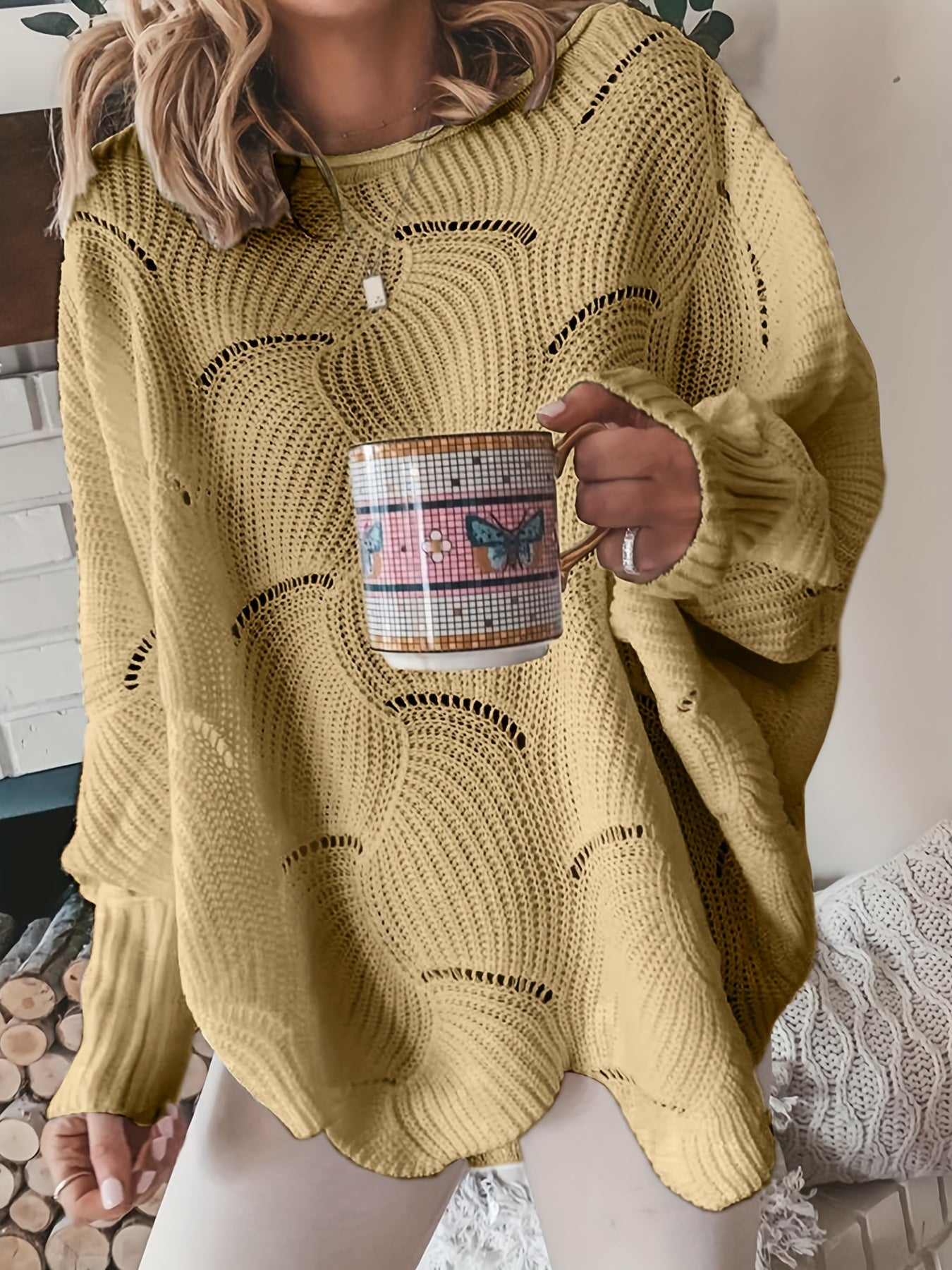 Fern | Women's Oversized Knit Sweater - Image 4
