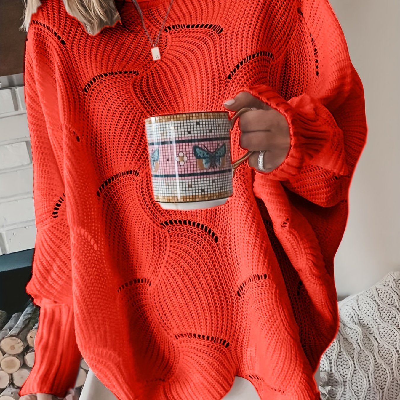Fern | Women's Oversized Knit Sweater - Image 16