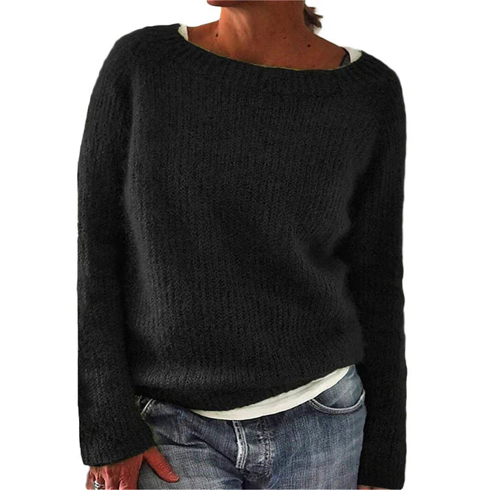 Joyce | Women's Crew Neck Pullover Sweater - Image 6