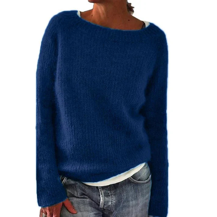 Joyce | Women's Crew Neck Pullover Sweater - Image 5