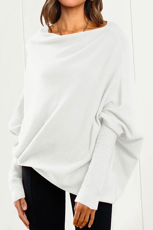 Kathy | Women's Oversized Batwing Sleeve Sweater - Image 2