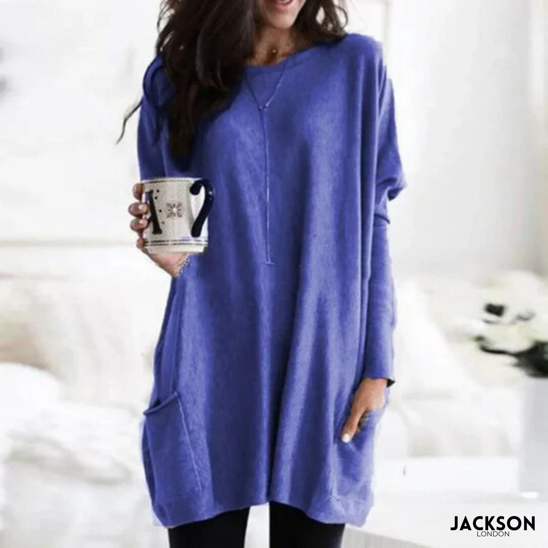 Faith | Women's Oversized Tunic Sweater Dress - Image 2