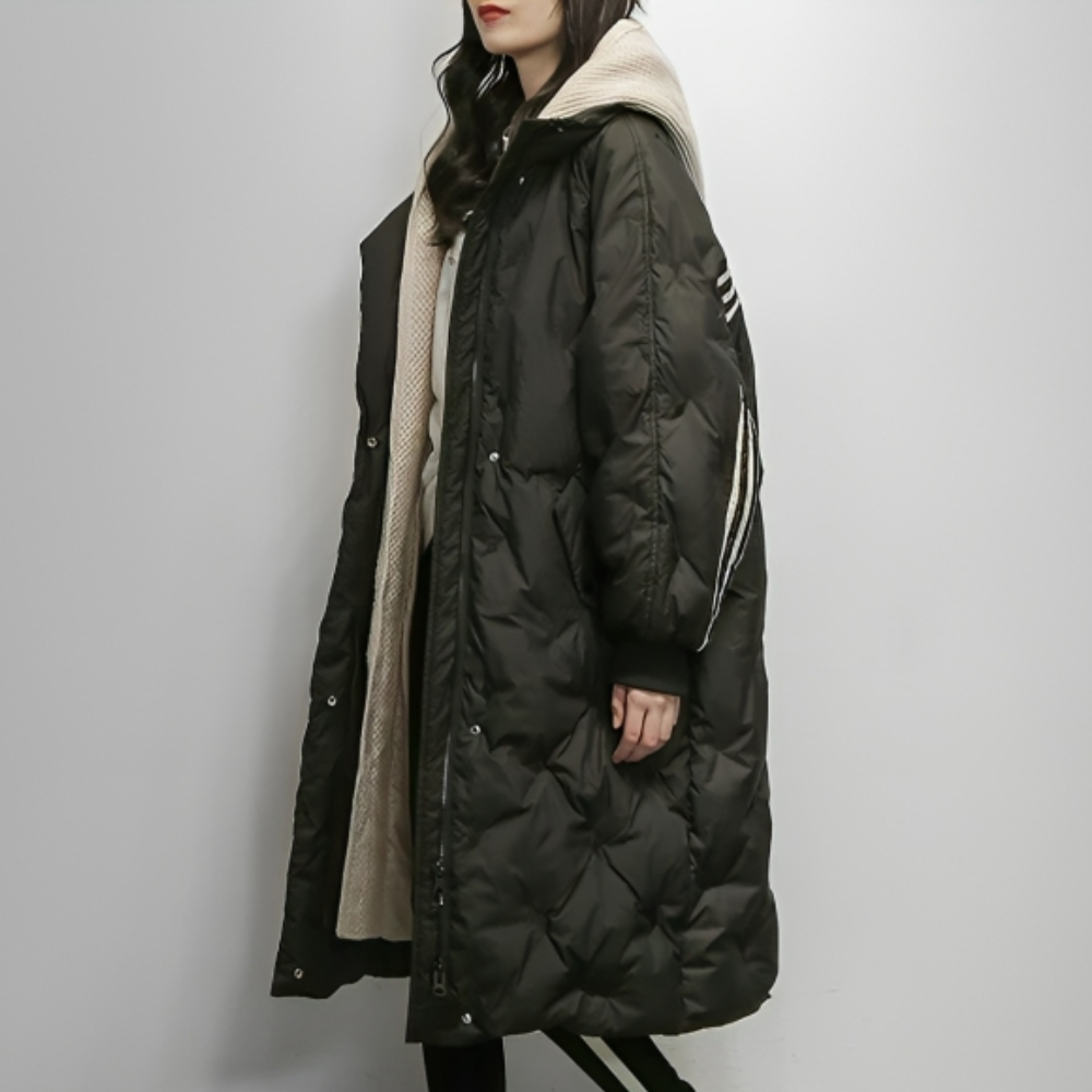 Nancy | Women's Oversized Hooded Puffer Coat - Image 2