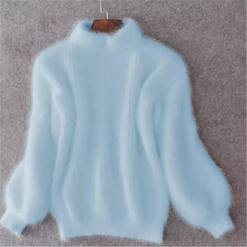 Mariah | Women's Balloon Sleeve Turtleneck Sweater - Image 1