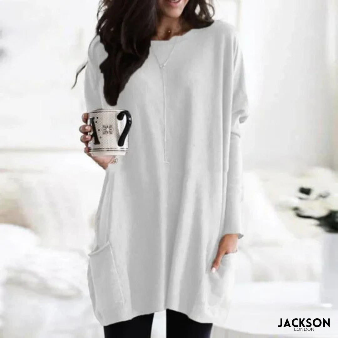 Faith | Women's Oversized Tunic Sweater Dress - Image 3