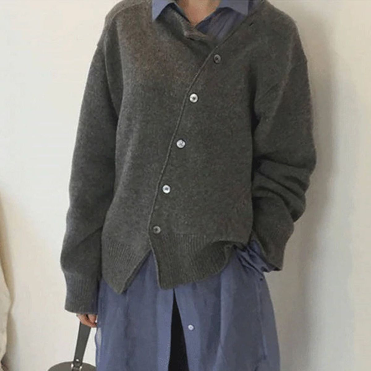 Deborah | Women's Oversized Button-Front Cardigan - Image 4