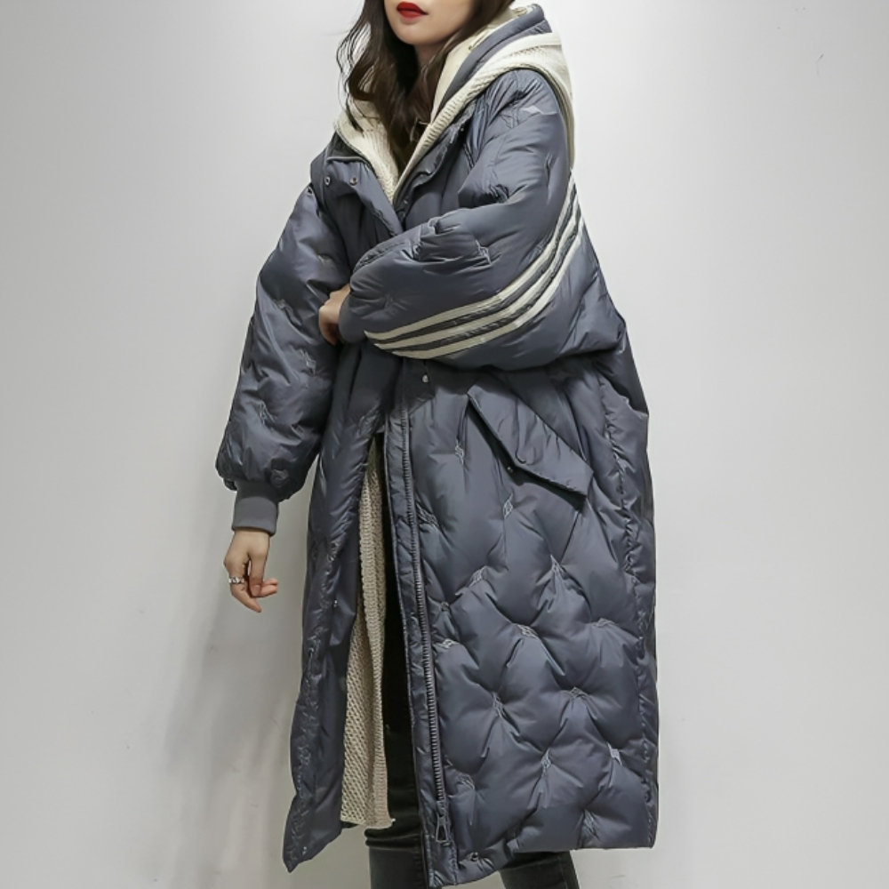 Nancy | Women's Oversized Hooded Puffer Coat - Image 3