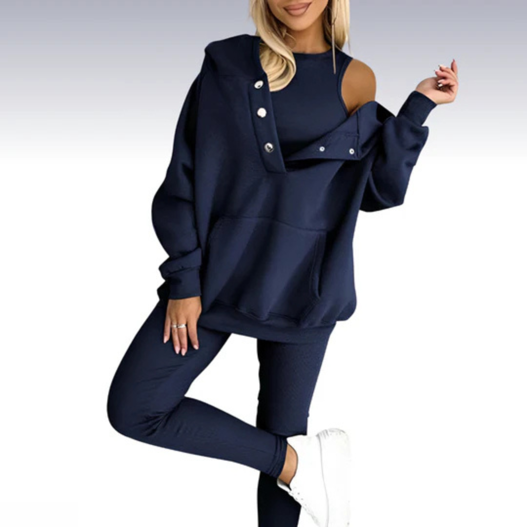Bonnie | Women's Pullover Hoodie Two-Piece Set - Image 4