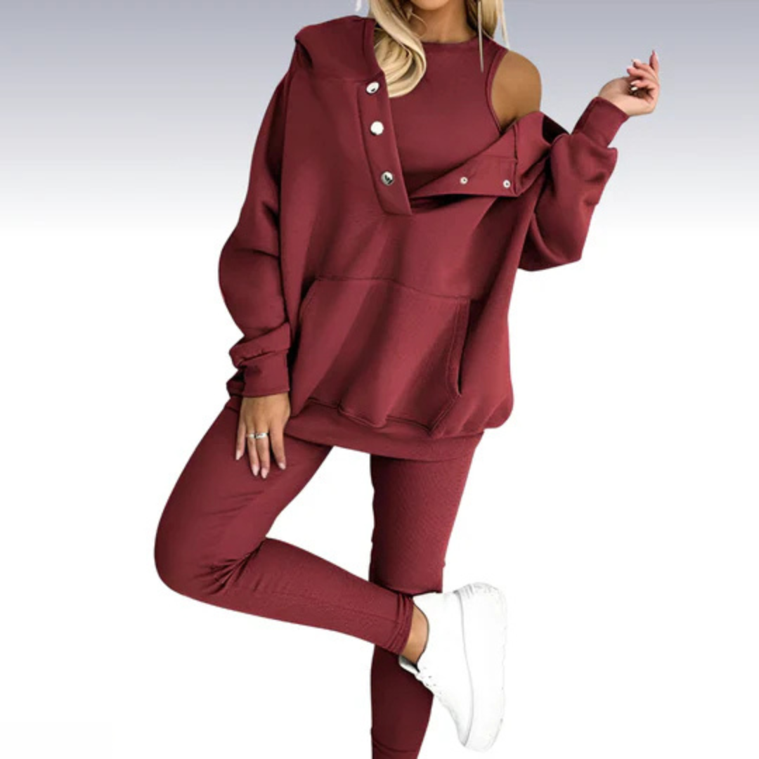 Bonnie | Women's Pullover Hoodie Two-Piece Set - Image 5