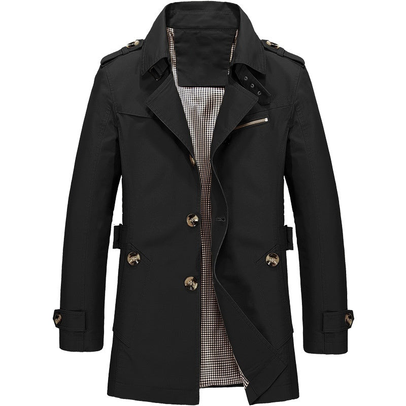 Colin | Men's Double Breasted Trench Coat - Image 3