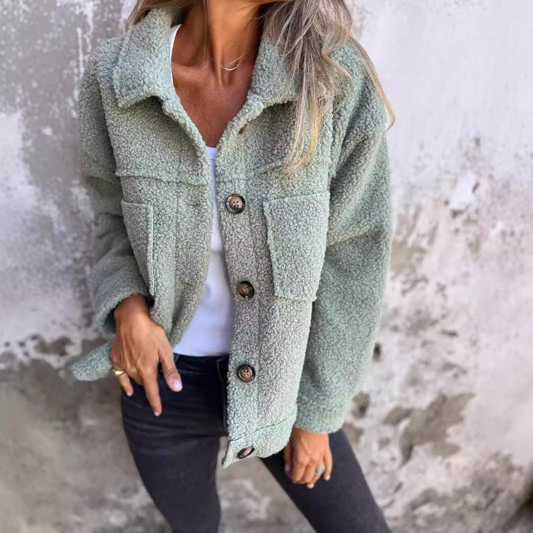 Sherry | Women's Button-Down Relaxed Fit Jacket - Image 3