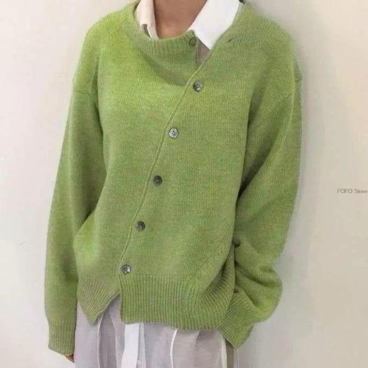 Deborah | Women's Oversized Button-Front Cardigan - Image 7