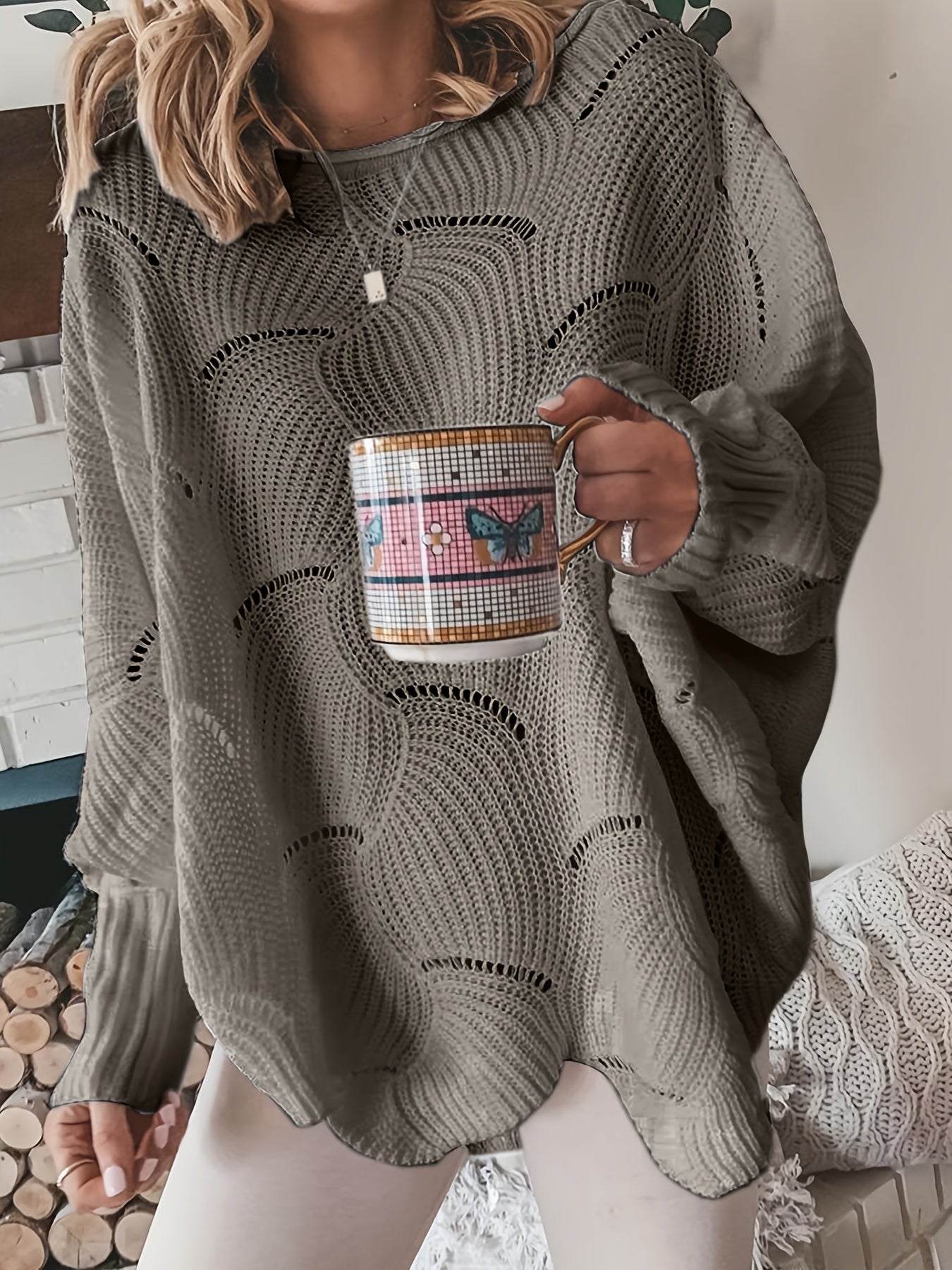 Fern | Women's Oversized Knit Sweater - Image 6