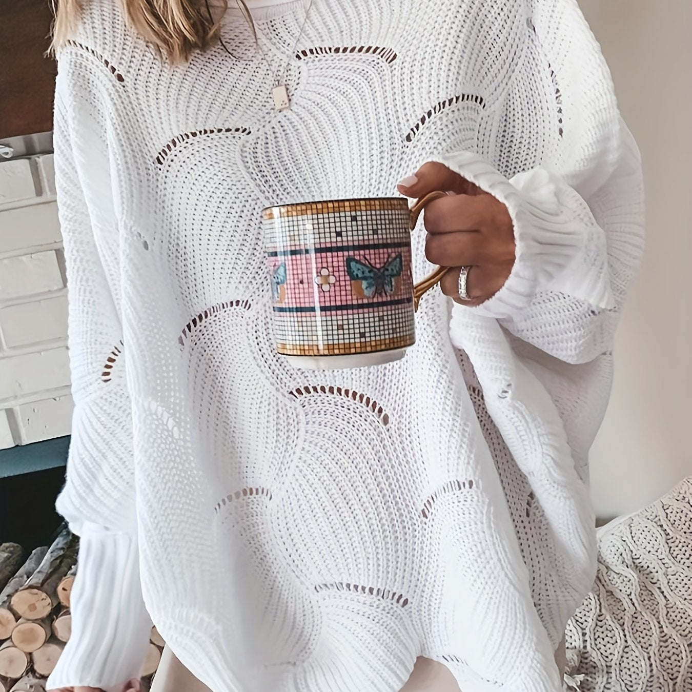 Fern | Women's Oversized Knit Sweater - Image 17