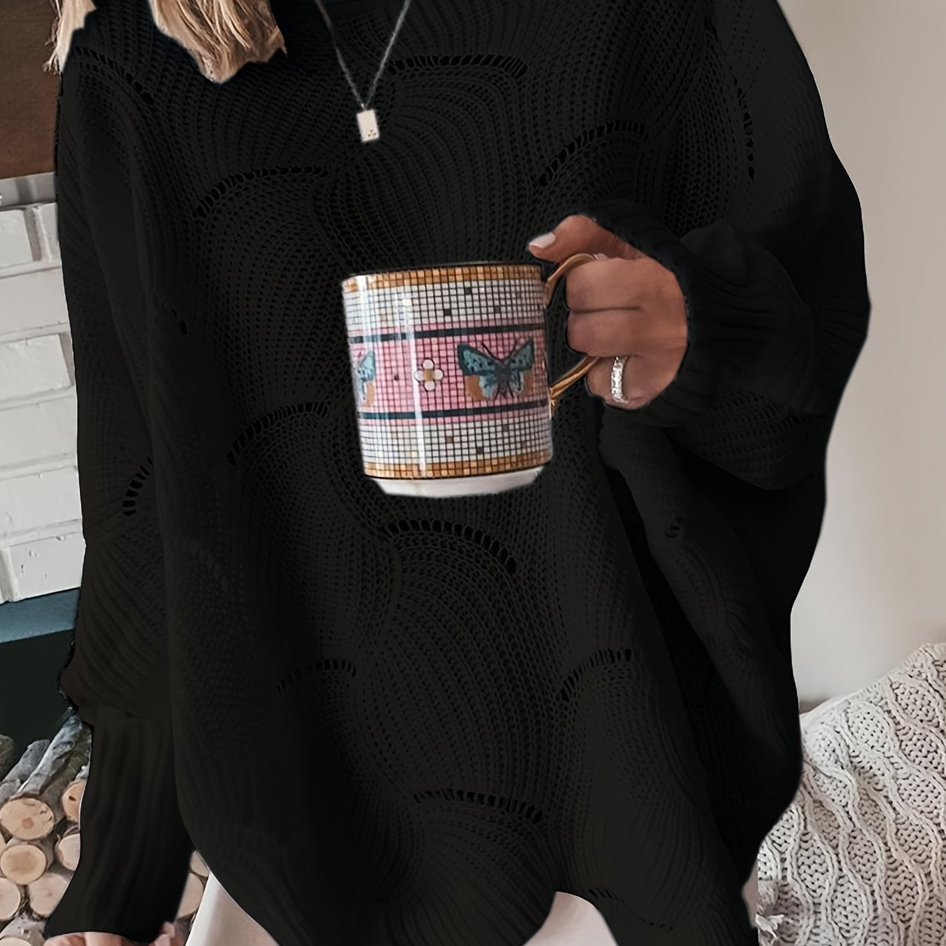 Fern | Women's Oversized Knit Sweater - Image 13