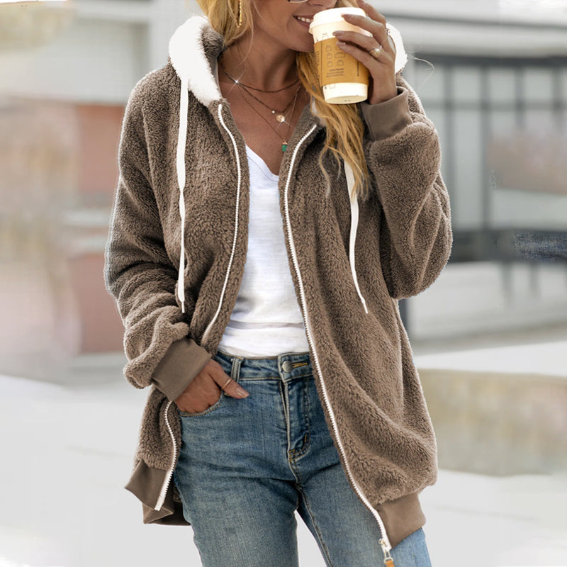 Eileen | Women's Hooded Zip Up Jacket - Image 3