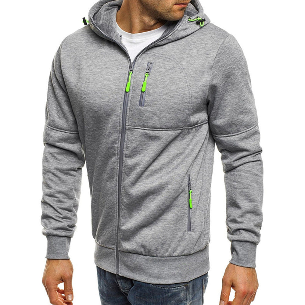 Colin | Men's Hooded Full Zip Jacket - Image 11