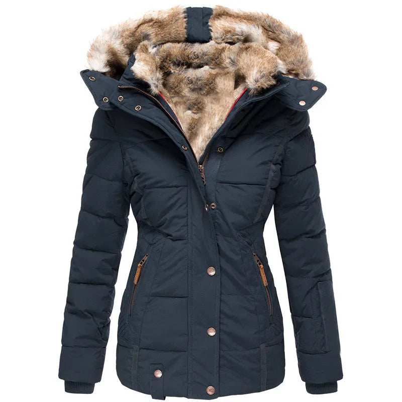 Michele | Women's Hooded Puffer Jacket - Image 3