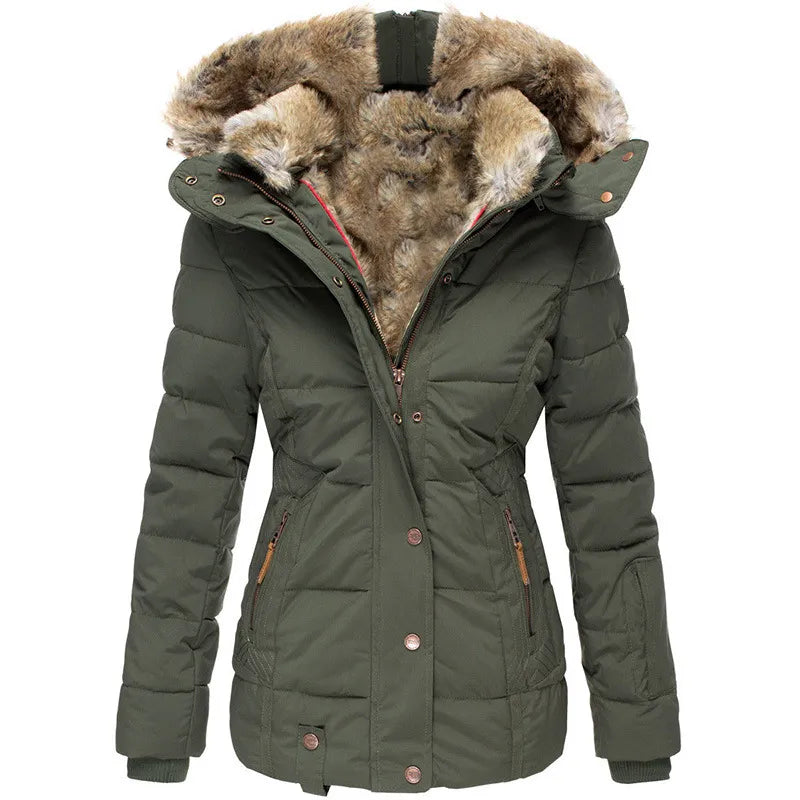 Michele | Women's Hooded Puffer Jacket - Image 10