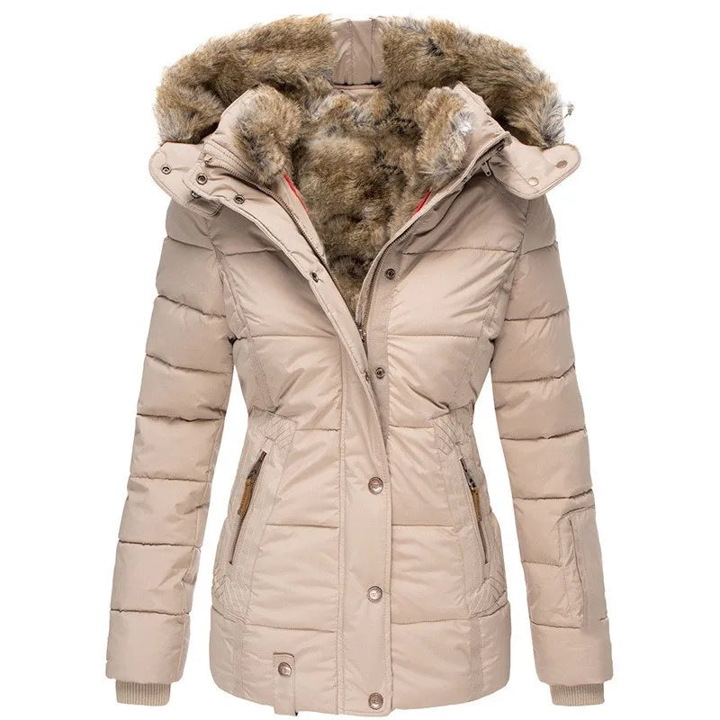 Michele | Women's Hooded Puffer Jacket - Image 4