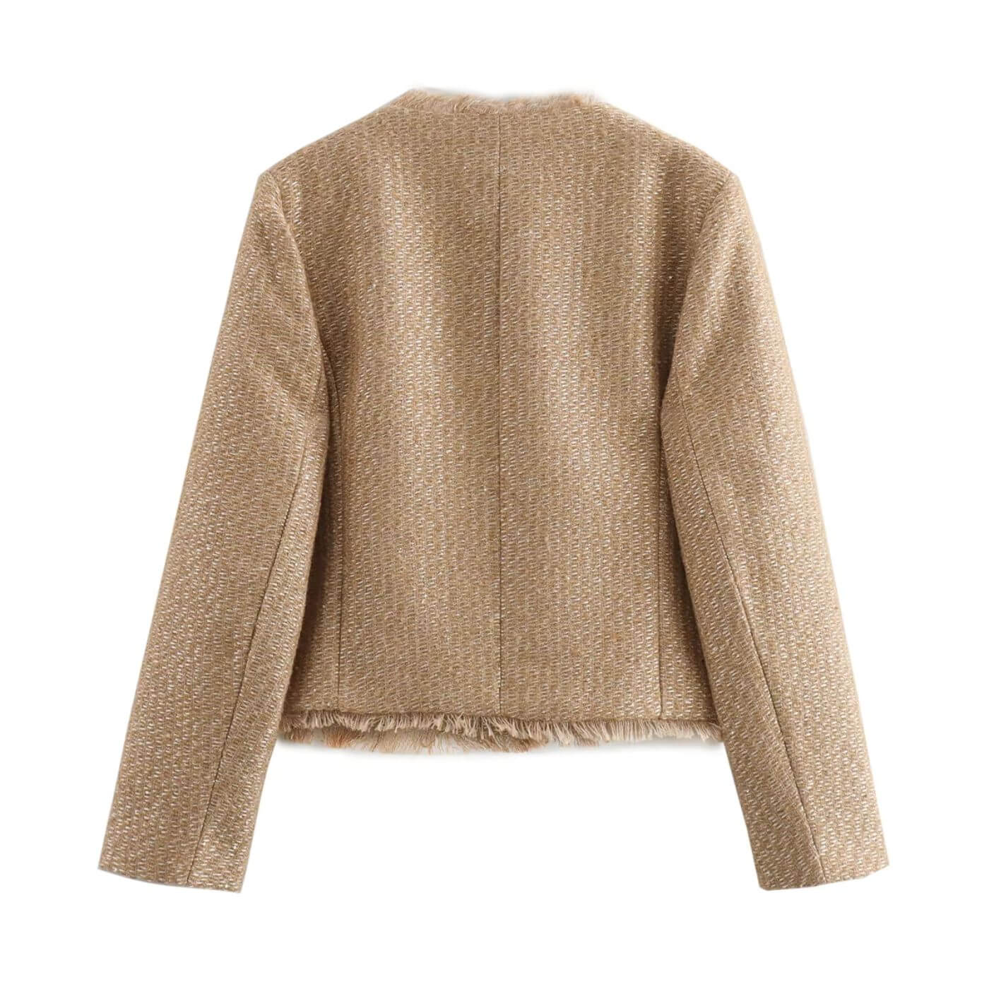 Alana | Women's Cropped Tweed Jacket - Image 6
