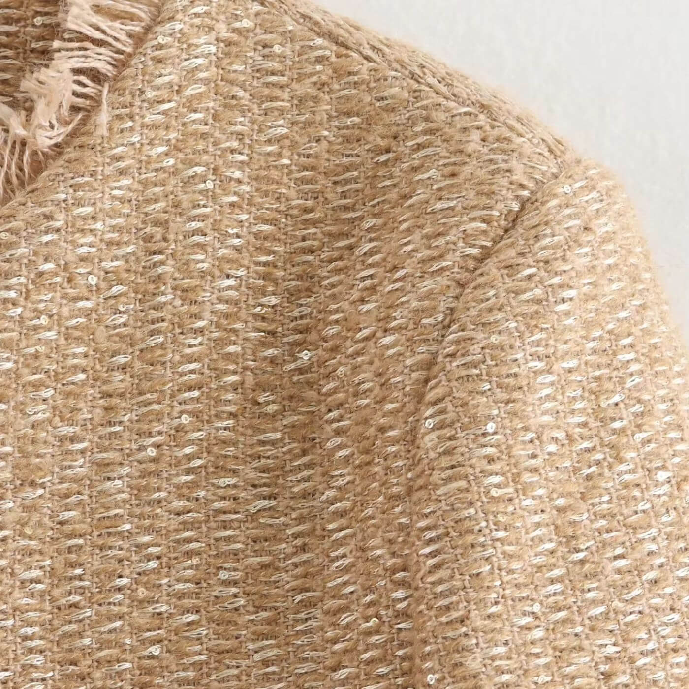 Alana | Women's Cropped Tweed Jacket - Image 7