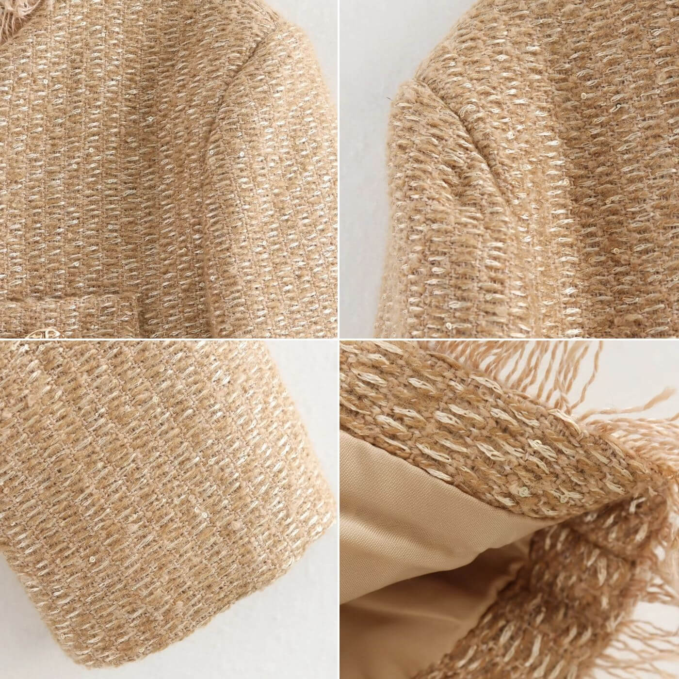Alana | Women's Cropped Tweed Jacket - Image 10