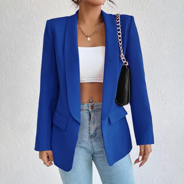 Bernice | Women's Open Front Long Sleeve Blazer - Image 3