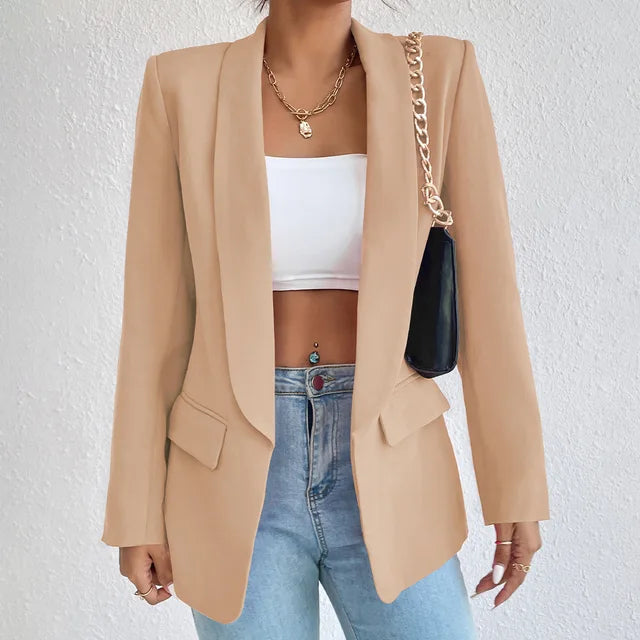 Bernice | Women's Open Front Long Sleeve Blazer - Image 8