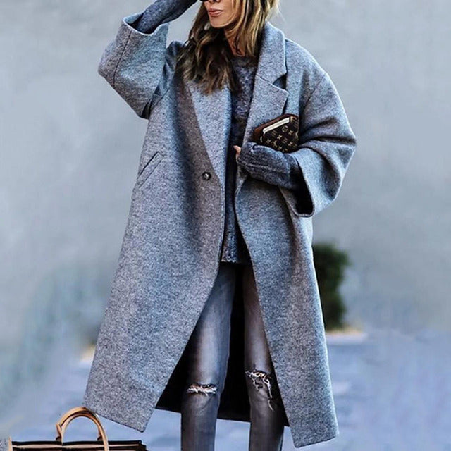 Margaret | Women's Oversized Long Coat - Image 3