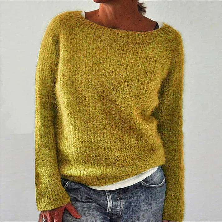 Joyce | Women's Crew Neck Pullover Sweater - Image 7