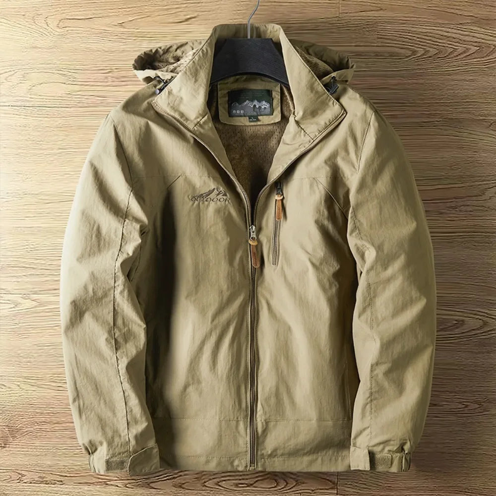 Stuart | Men's Hooded Lightweight Jacket - Image 4