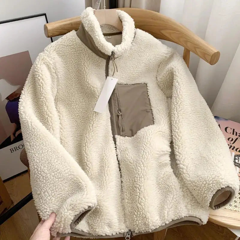 Amber | Women's Zip-Up Fleece Jacket - Image 8