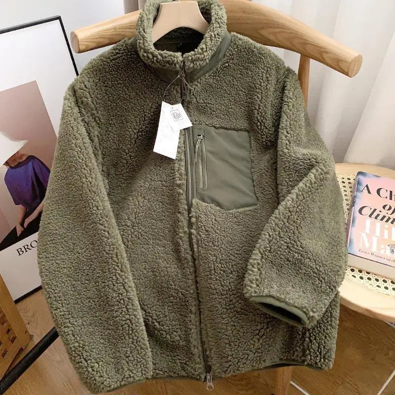 Amber | Women's Zip-Up Fleece Jacket - Image 6