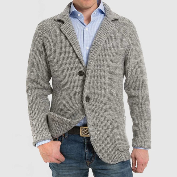 Arlo | Men's Knit Sweater Jacket - Image 8