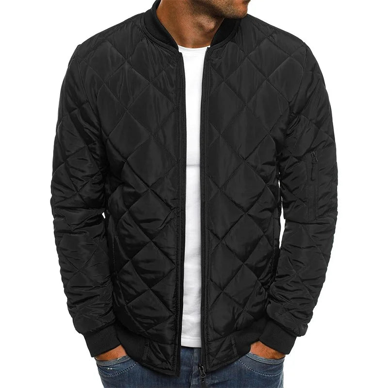 Jordan | Men's Slim Fit Quilted Bomber Jacket - Image 4