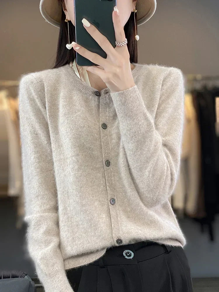 Jane | Women's Button-Front Knit Cardigan - Image 2