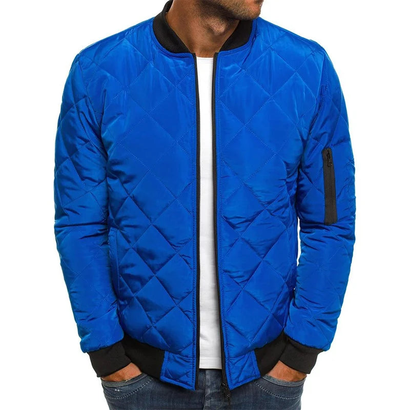 Jordan | Men's Slim Fit Quilted Bomber Jacket - Image 3