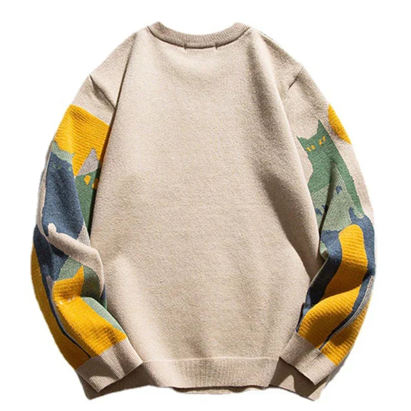 Jeremy | Men's Graphic Long Sleeve Sweater - Image 2