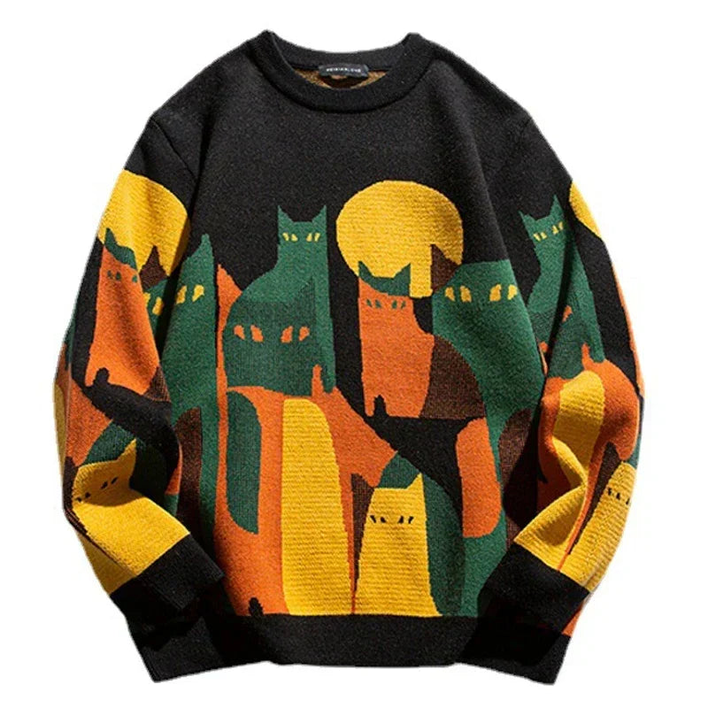 Jeremy | Men's Graphic Long Sleeve Sweater - Image 5