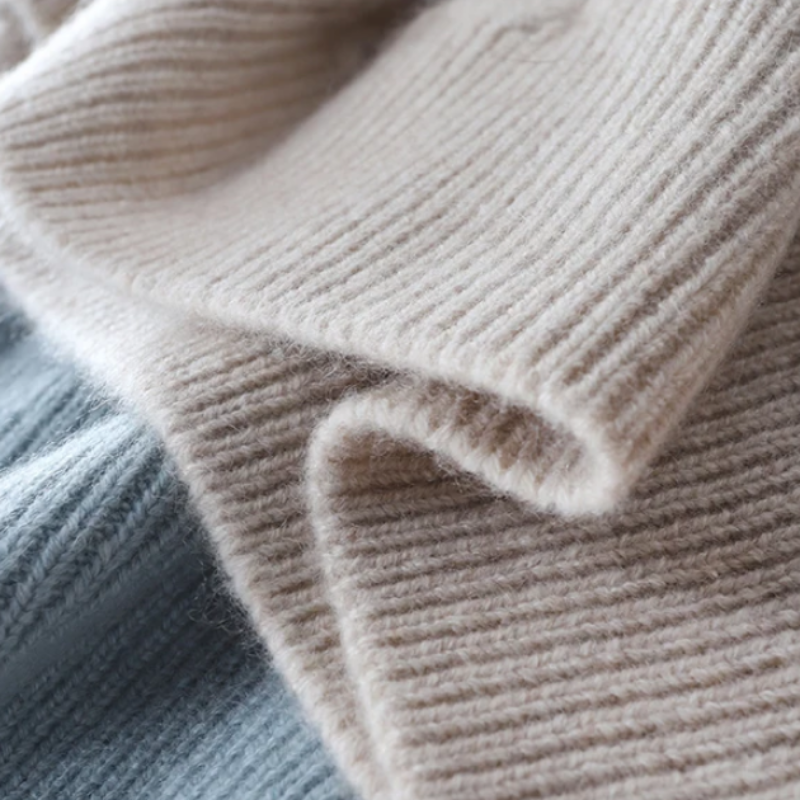 Loretta | Women's Cable Knit Turtleneck Sweater - Image 4