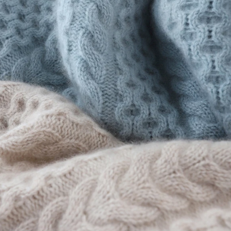 Loretta | Women's Cable Knit Turtleneck Sweater - Image 2