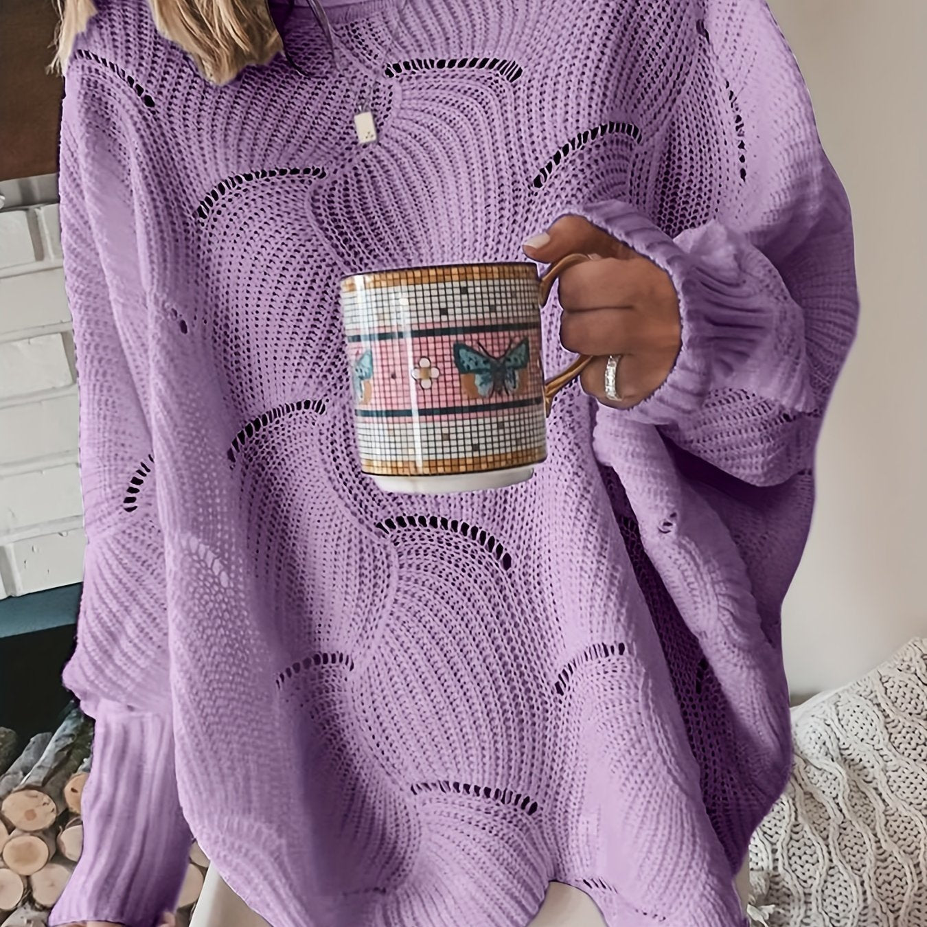 Fern | Women's Oversized Knit Sweater - Image 15