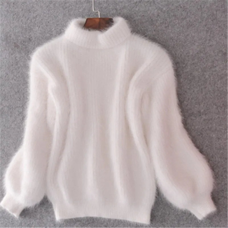 Mariah | Women's Balloon Sleeve Turtleneck Sweater - Image 2