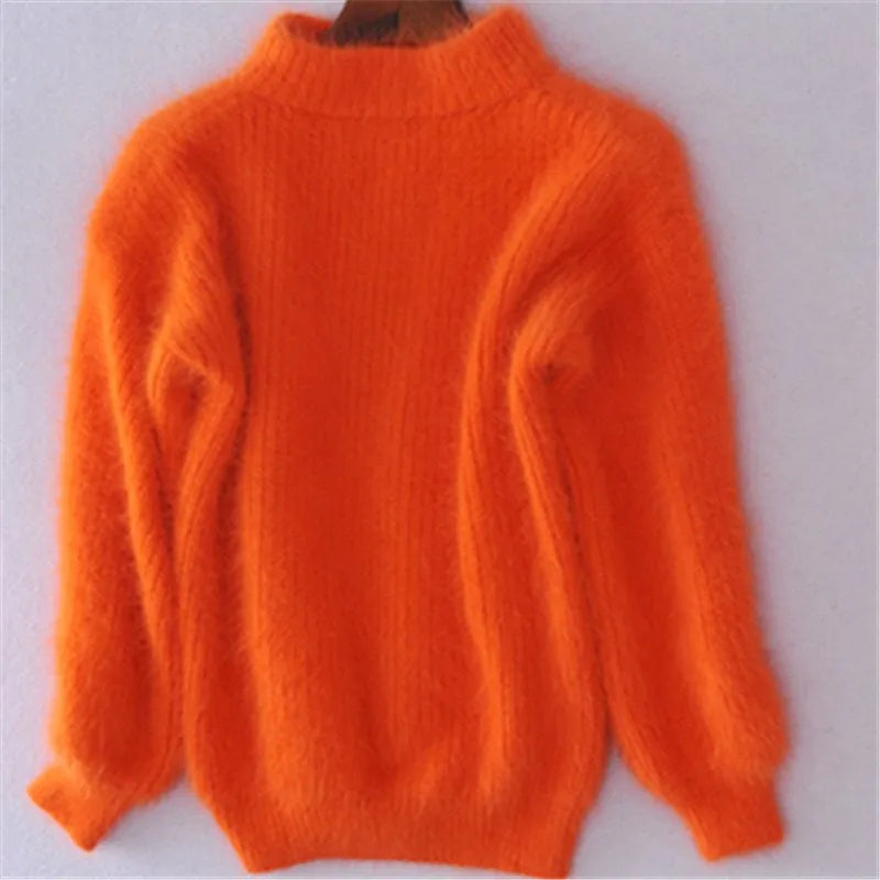 Mariah | Women's Balloon Sleeve Turtleneck Sweater - Image 5