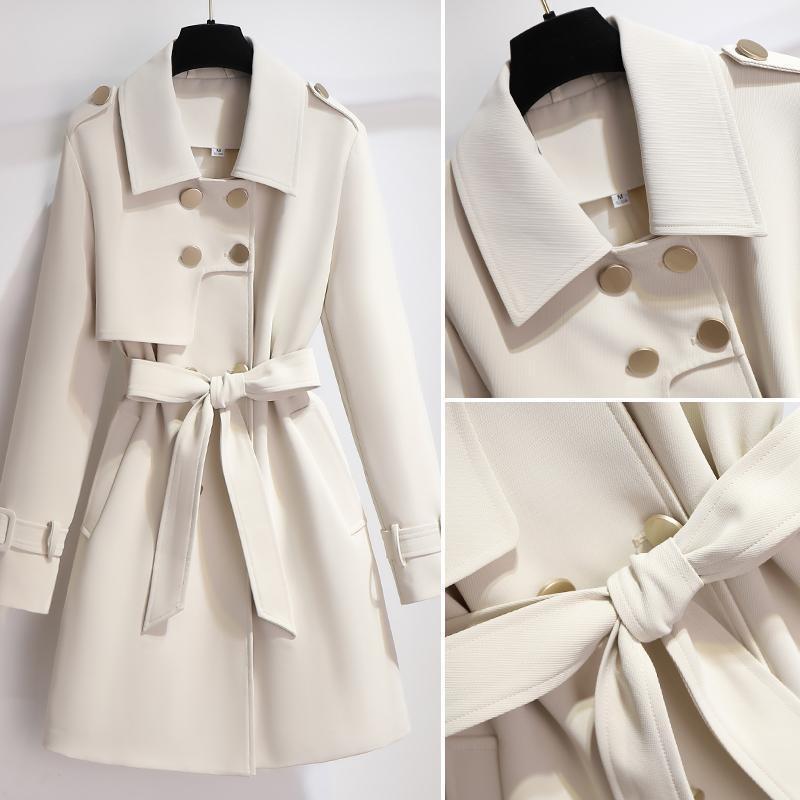 Regina | Women's Double-Breasted Trench Coat - Image 3