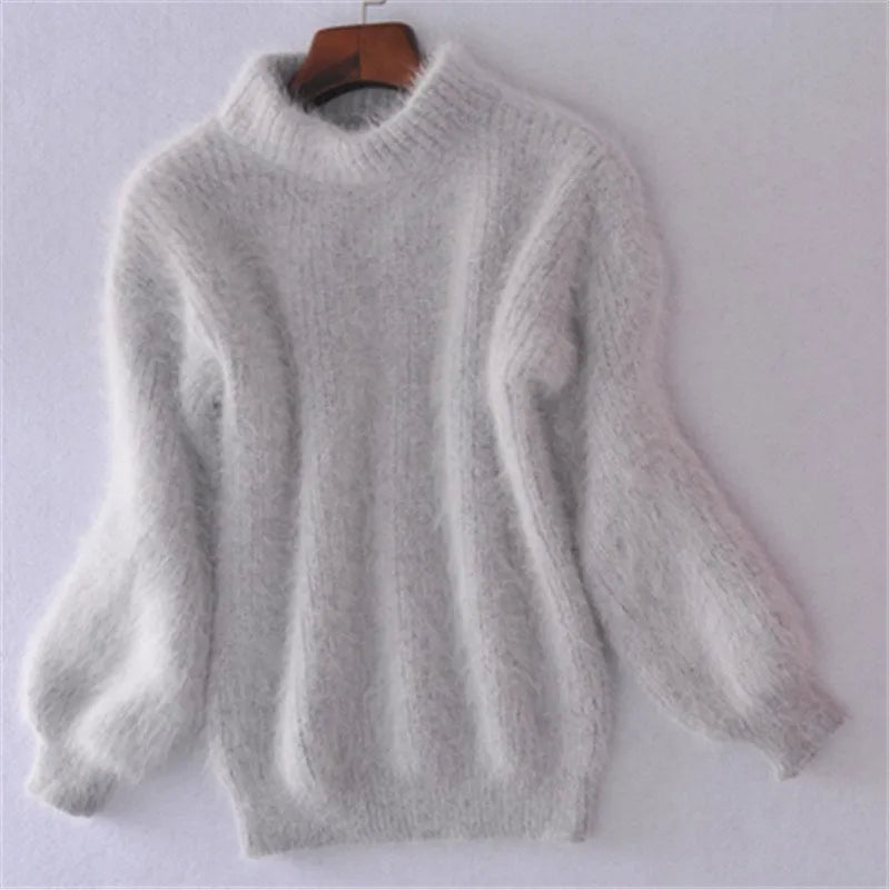 Mariah | Women's Balloon Sleeve Turtleneck Sweater - Image 3
