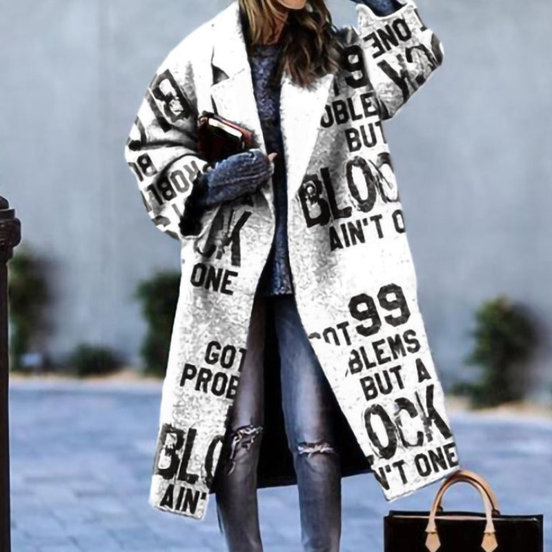 Margaret | Women's Oversized Long Coat - Image 7