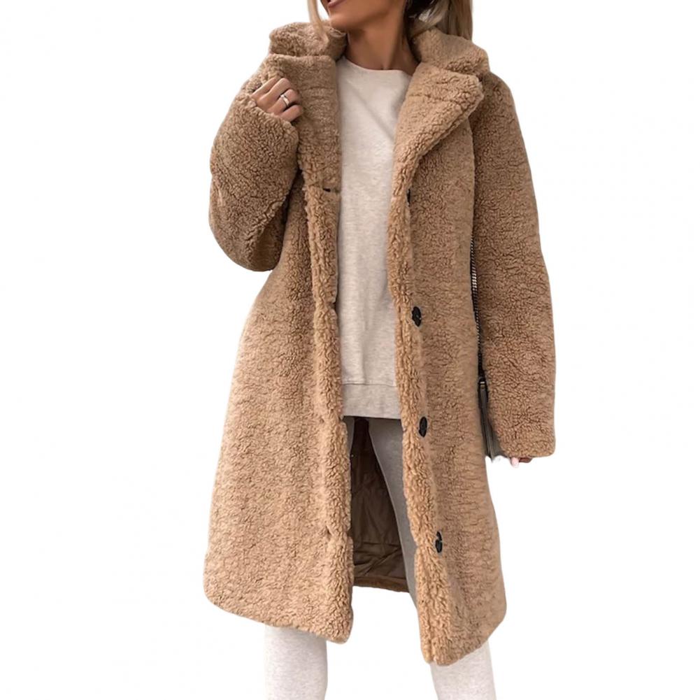 Mia | Women's Oversized Teddy Coat - Image 4